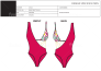 Design Swimwear Bikini Trunks Briefs Lingerie With Techpack By